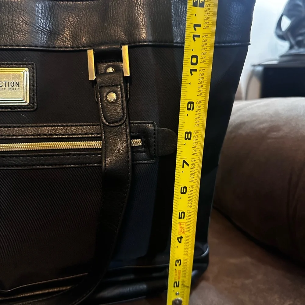 Kenneth Cole Reaction Black and Gold Laptop Bag